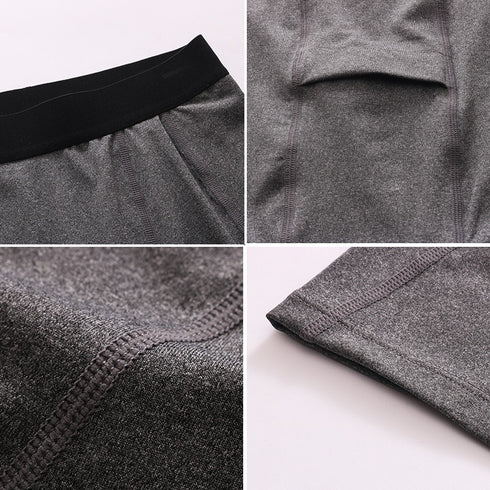 Men's Spandex Sport Performance Baselayer Compression Shorts